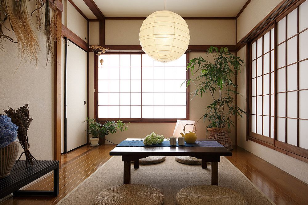 dining room japanese lantern