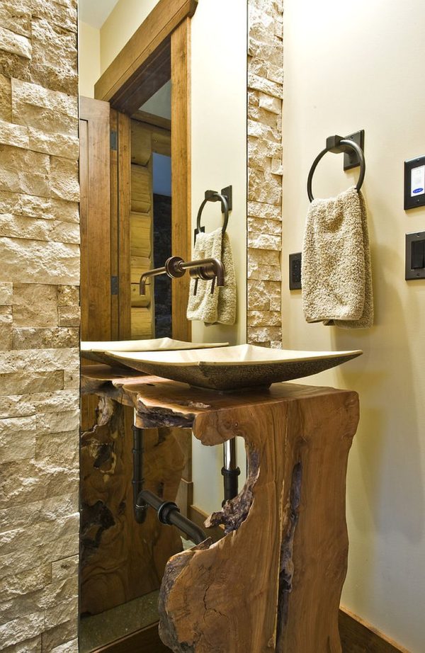 A Natural Treat Live Edge Vanity Top Redefines Modern Bathrooms Decoist