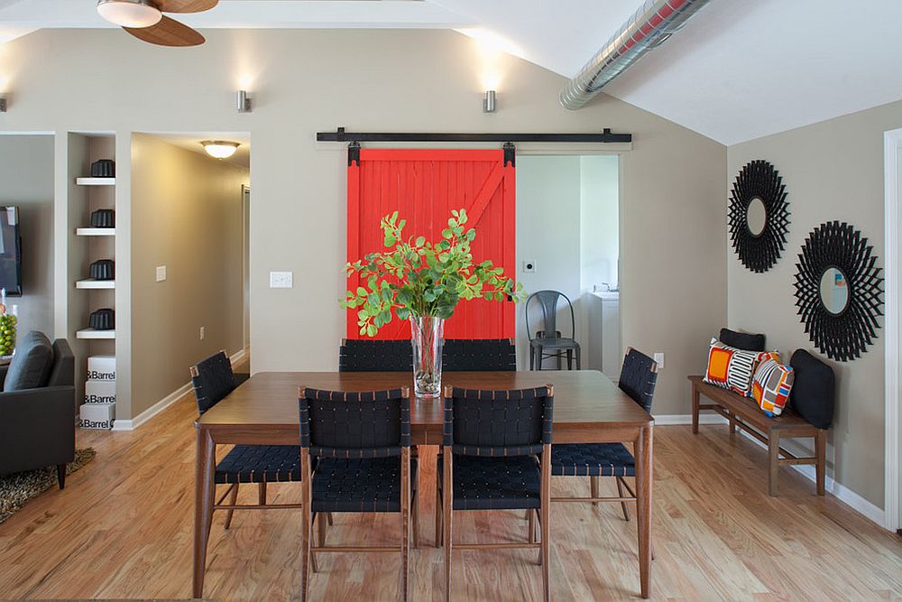 25 Diverse Dining Rooms with Sliding Barn Doors