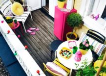 Small and Stylish: Tiny Balconies That Utilize the Power of Color