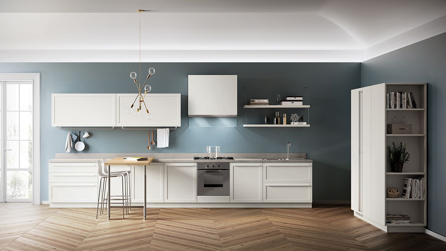 Carattere: Classical-Contemporary Kitchen Blends Sophistication with Ease