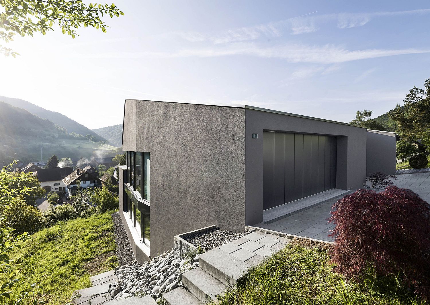 Swiss Delight: Modern Single Family House in Concrete and Wood