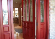 Creating a Charming Entryway with Red Front Doors
