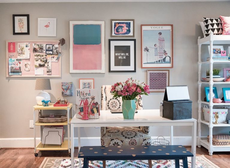 Trendy Gray Home Offices Combining Sophistication With Organization