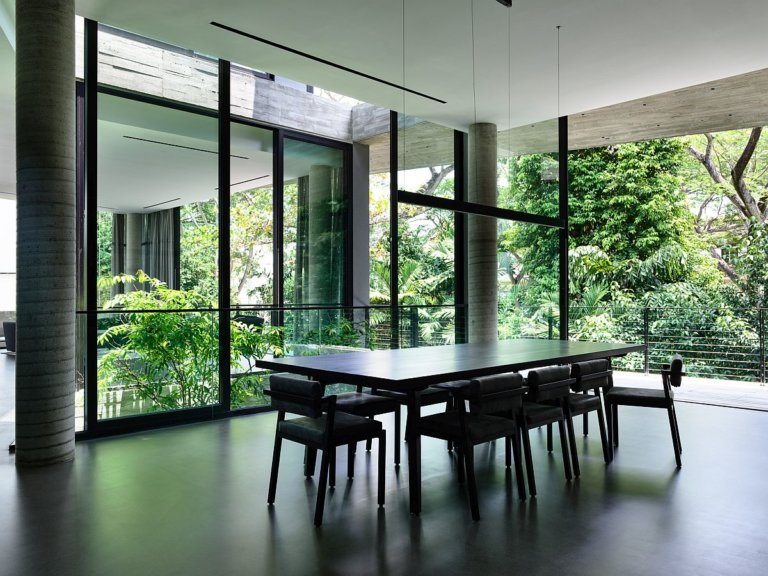 Exquisite Singapore Home With Geometric Fa Ade Feels Like An Oasis Of