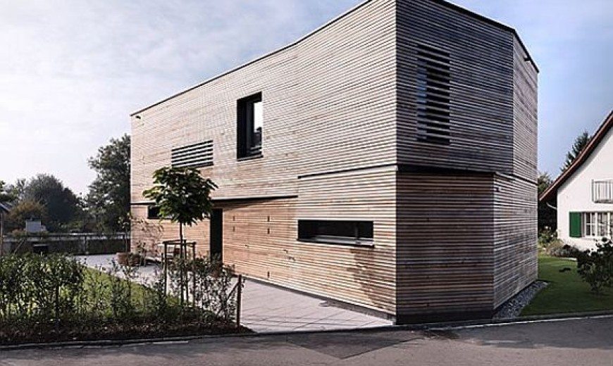 Modern Wooden House Sigg 1