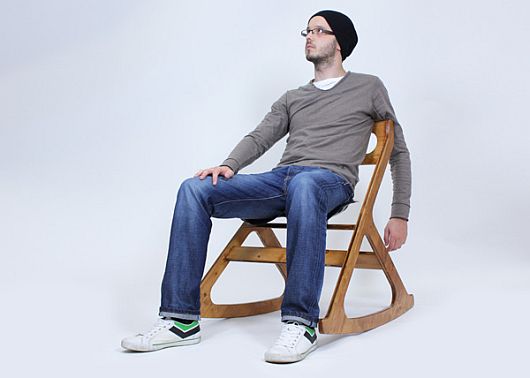 Tracy Rocking Chair by Julien Bergignat 5