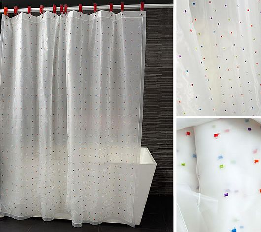 High-end shower curtains