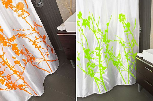 High-end shower curtains