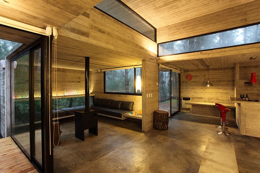minimalist concrete house decor