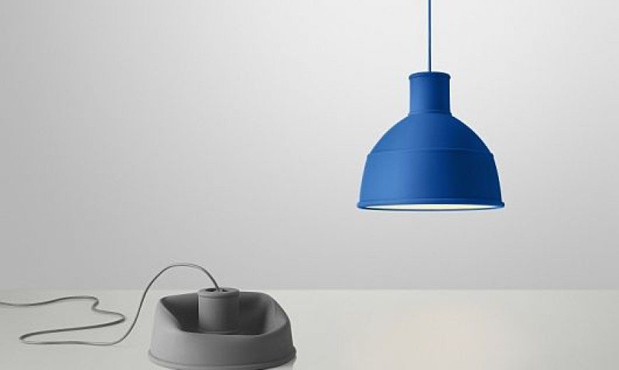 Unfold - unique rubber pendant lamp from Muuto