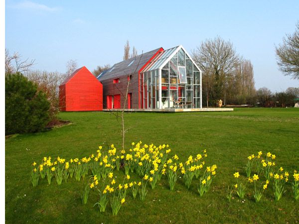 Modern Barn House Slides