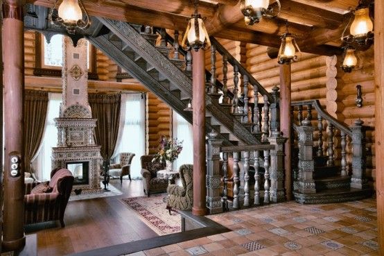 Siberian House: Noble Fairytale Home in Russia