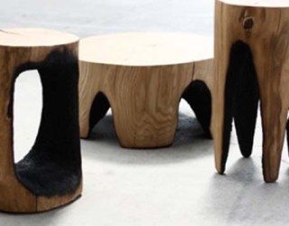 oak furniture - oak stools