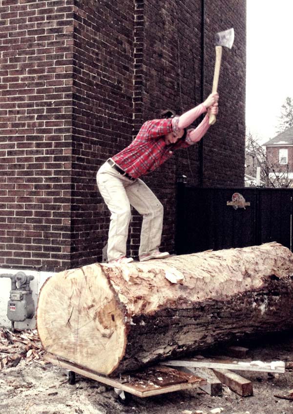 Log Chop Bench  (3)