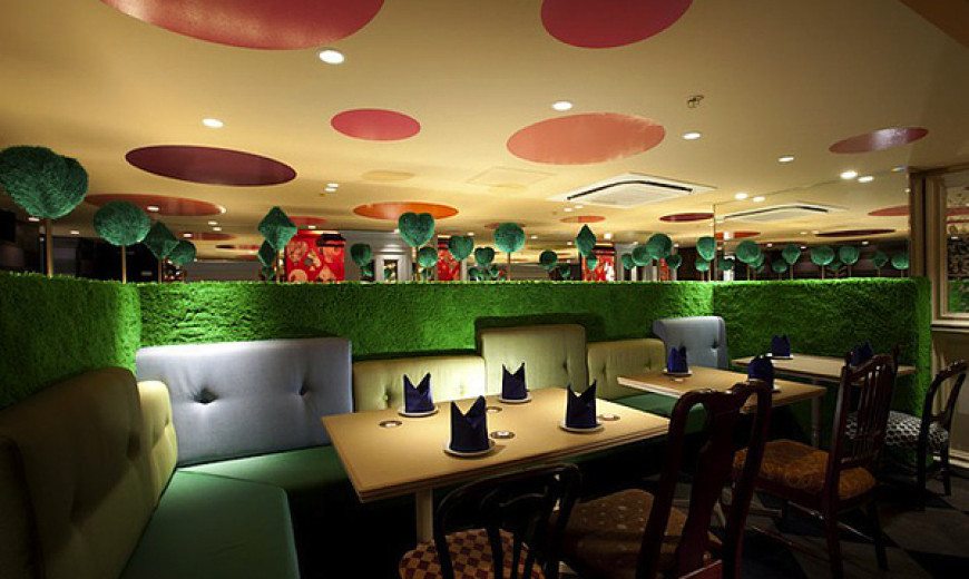 Surprisingly Modern Alice In Wonderland Themed Restaurant - Alice In Wonderland Home Decor Ideas