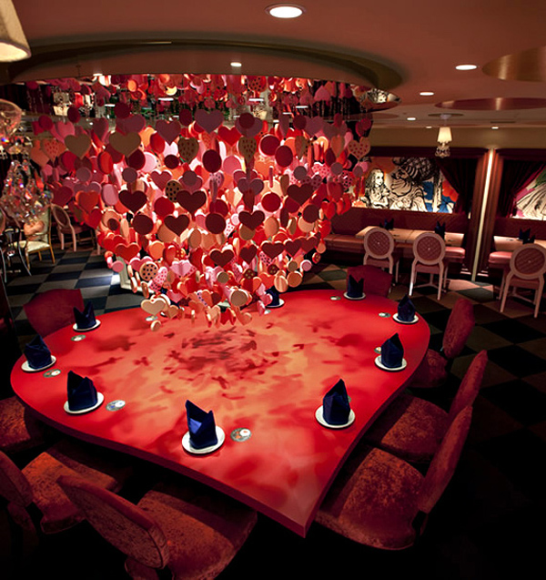 Surprisingly Modern Alice In Wonderland Themed Restaurant