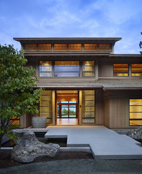 Astonishing villa design  inspired by Japanese  architecture 