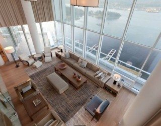 Contemporary Penthouse Interior Design in Vancouver by Robert Bailey