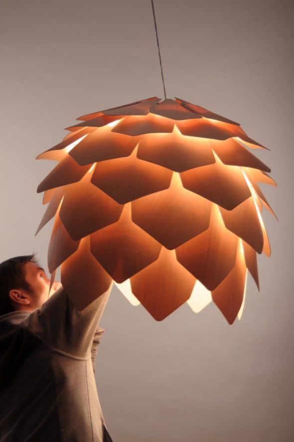 Crimean pinecone lamp 6