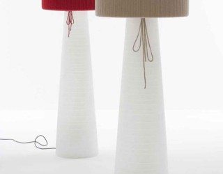 Interesting Lucente floor lamps - UP by Mario Mazzer