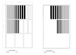 Barcode Cabinet Looks Like a Piece of Sculpture | Decoist