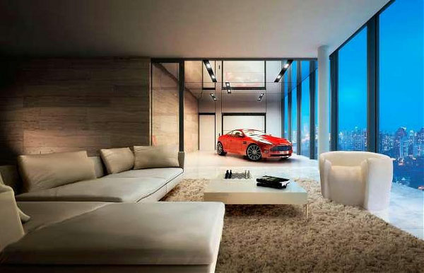 car in your living room