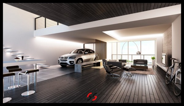 Car-parked-inside-home-9