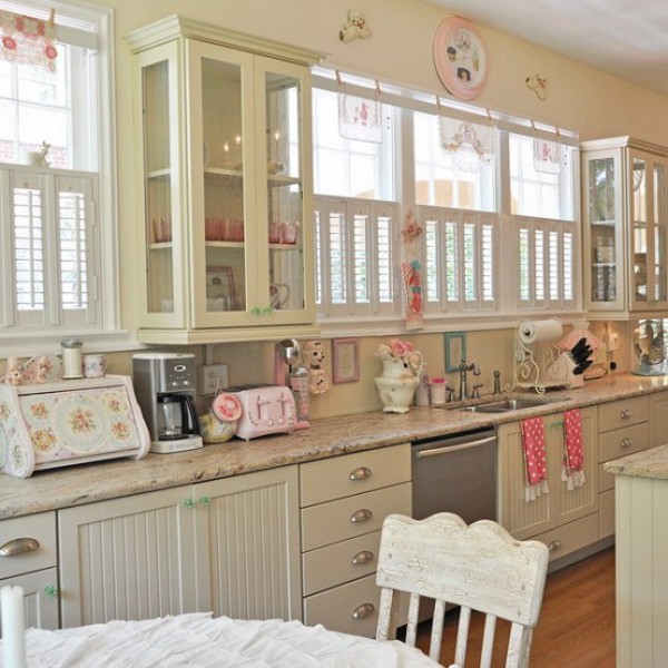 Vintage, yet romantic, kitchen to suit your taste Konyha vintage
