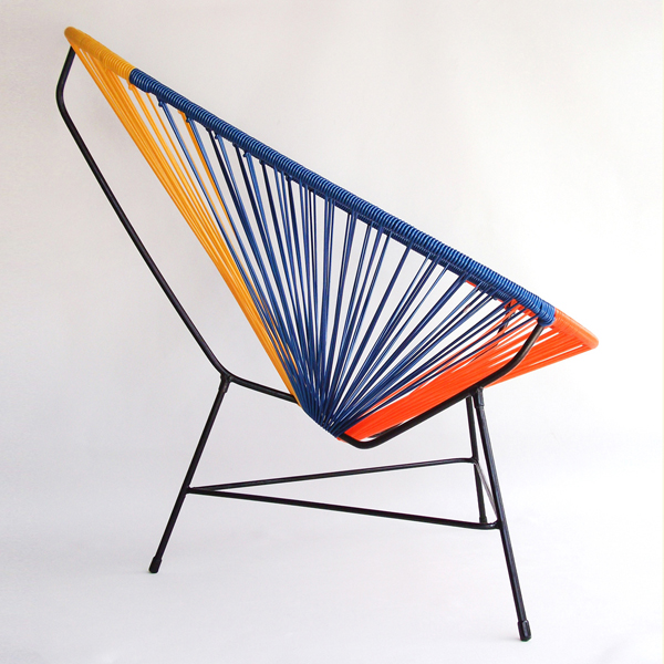 Alluring summer reminiscent Acapulco Chair by Ocho