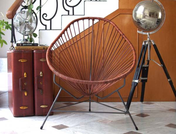 Alluring summer reminiscent Acapulco Chair by Ocho