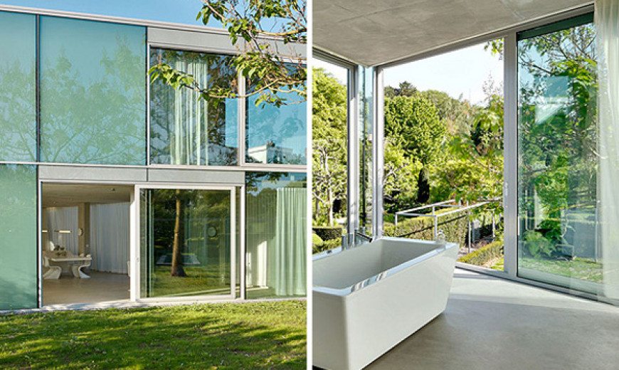 H House by Wiel Arets Architects is a Beautiful Glass House