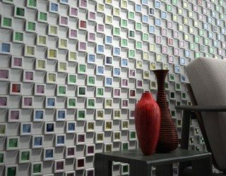  INAX Dent Cube Adds Style to Your Wall
