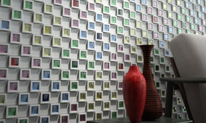  INAX Dent Cube Adds Style to Your Wall