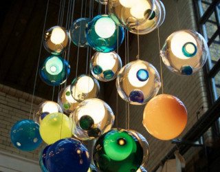 Amazing Glass Ball Chandeliers Add to Bocci’s Credibility