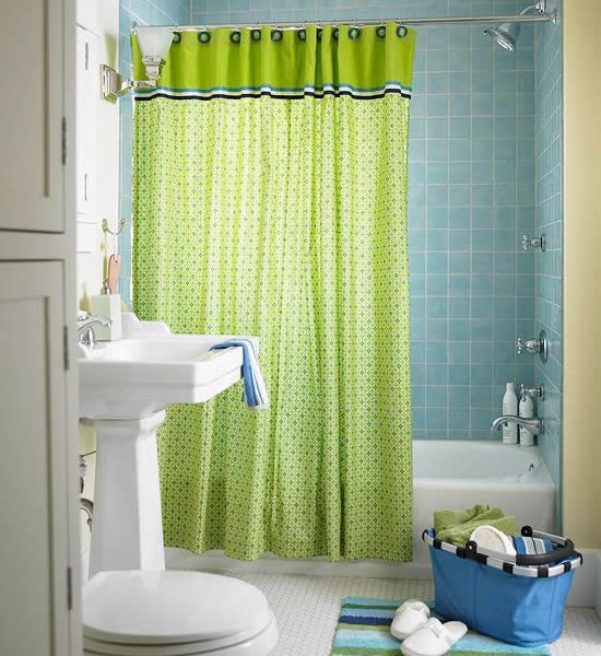 Green Blue Bathroom