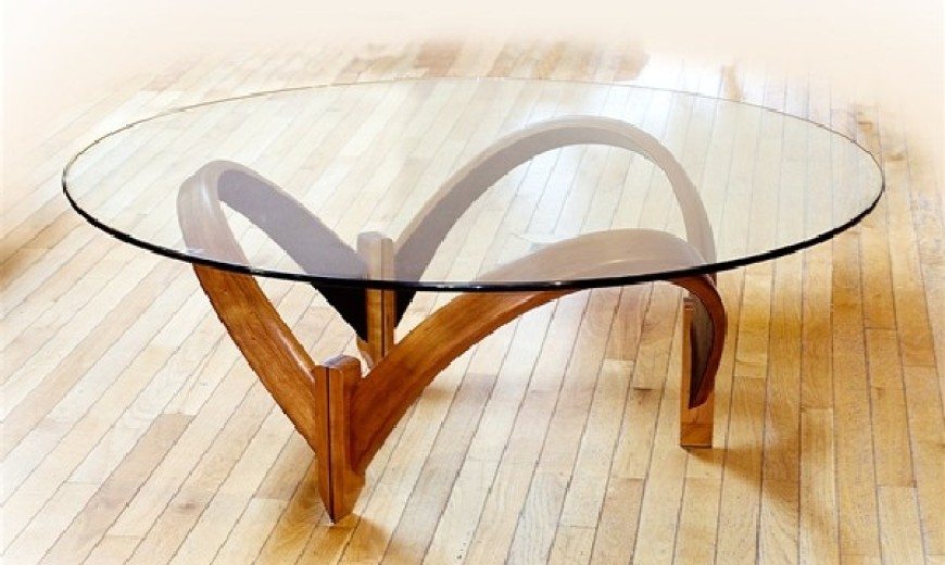 Artistic coffee tables by Larry and Nancy Buechley