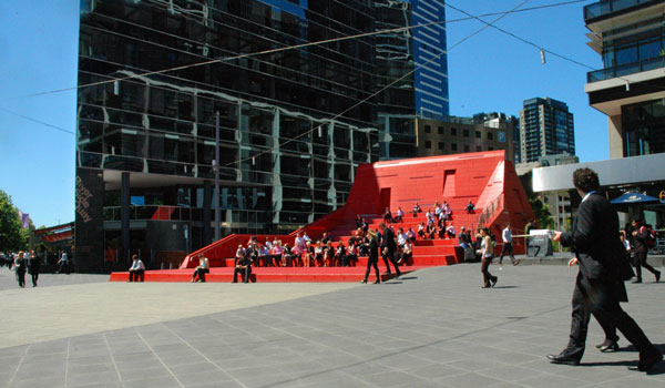 Red Stair by Marcus O&#039;Reilly Architects 1