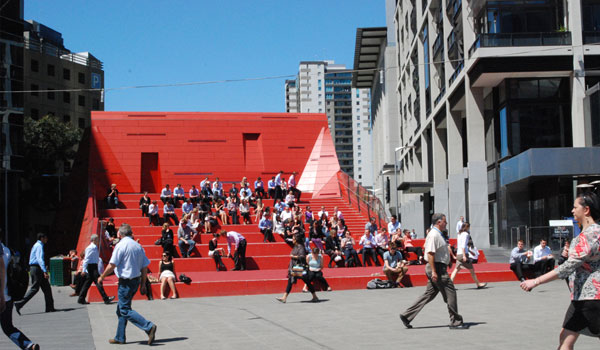 Red Stair by Marcus O'Reilly Architects 2
