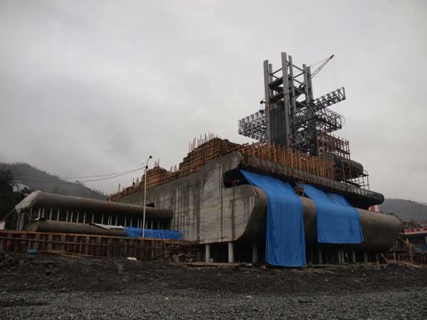 Sarpi Border Checkpoint In Georgiais Built Like The Waves