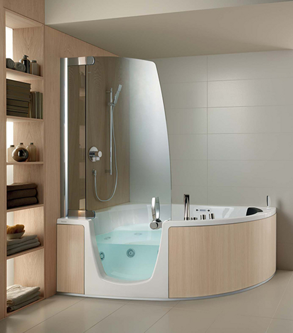 Teuco Corner Whirlpool Shower 2