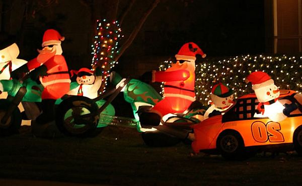 outdoor inflatable christmas decorations