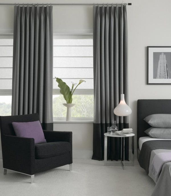 window treatment layered curtains