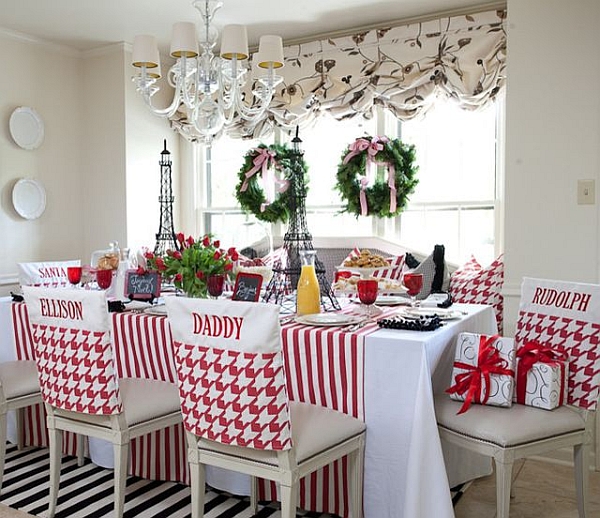 Christmas Kitchen Curtains Tablecloth Window Design Ideas