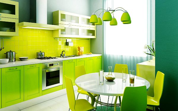 Green Kitchen Design