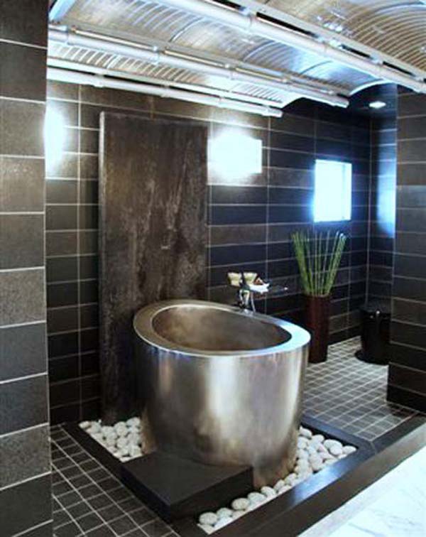 Modern Japanese Bathtub by Diamond Spas