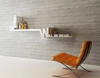 Target Book Shelf by Mebrure Oral Features Typographical Organizing