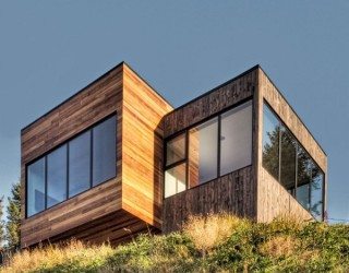 Magnificent Malbaie V Le Phare Project in Canada is a Unique Hillside Home