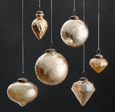 Unique Hand Blown Glass Christmas Ornaments