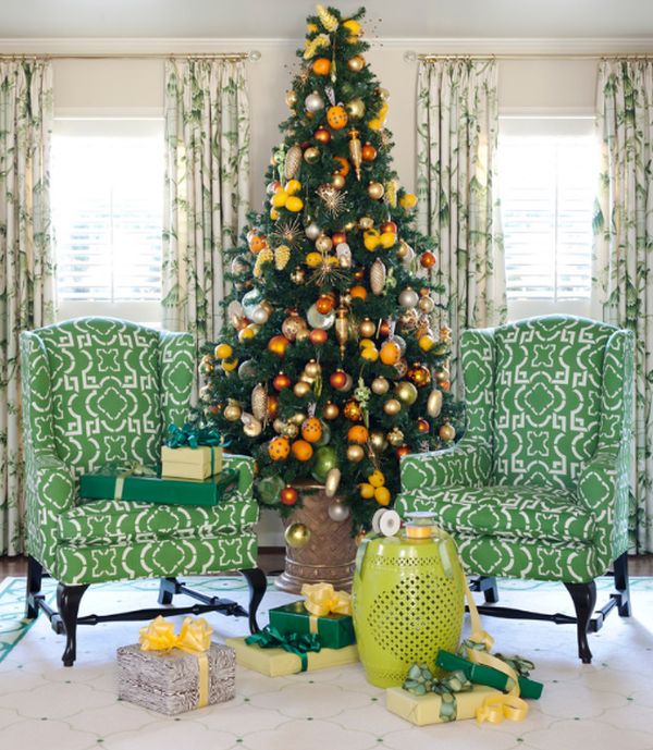 10 Yellow yellow decorations christmas tree to brighten up your tree